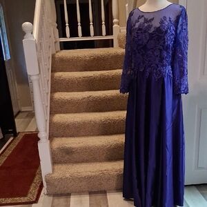 JJs House Regency Lace Evening Dress